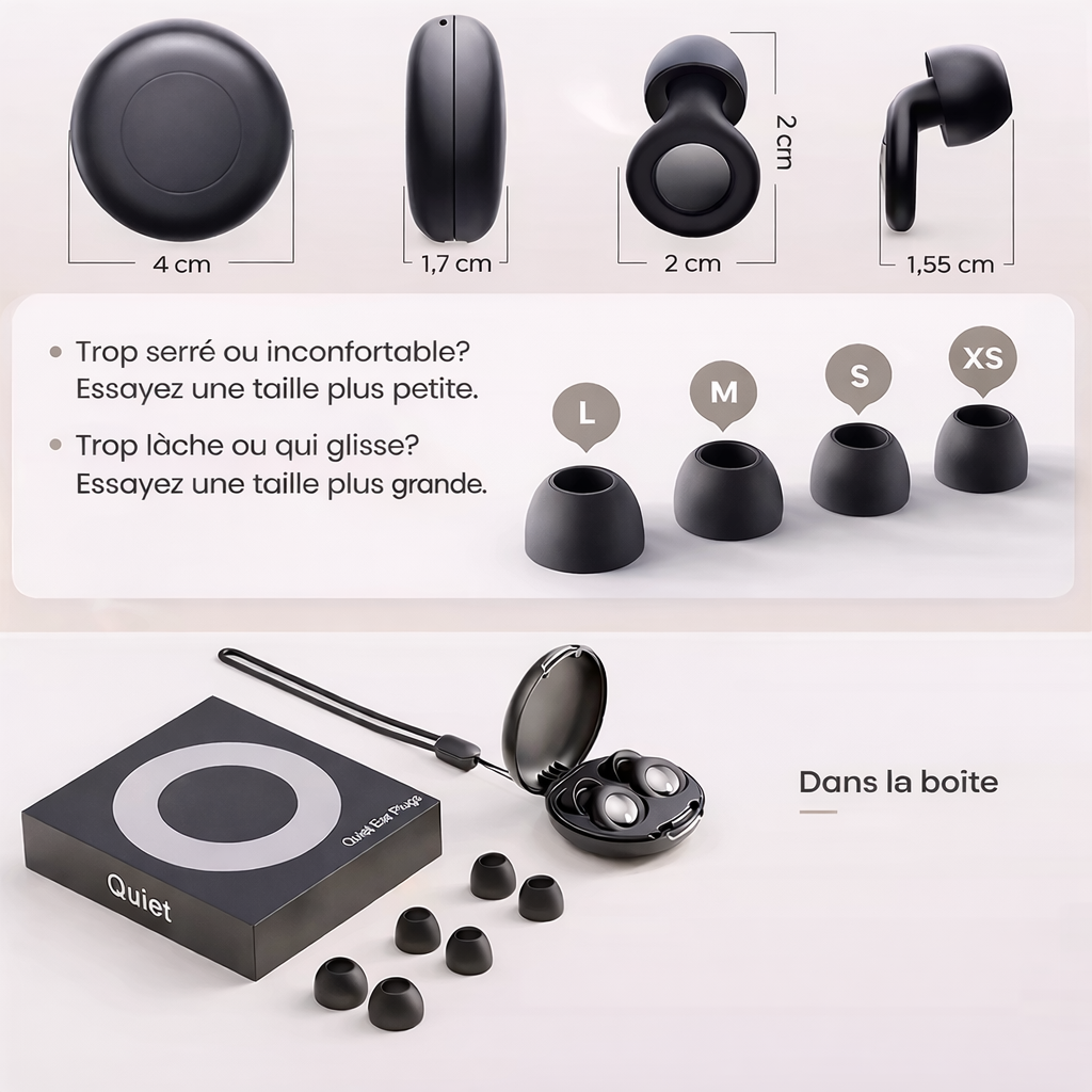QuietPlug™ – Duo - 2 paires