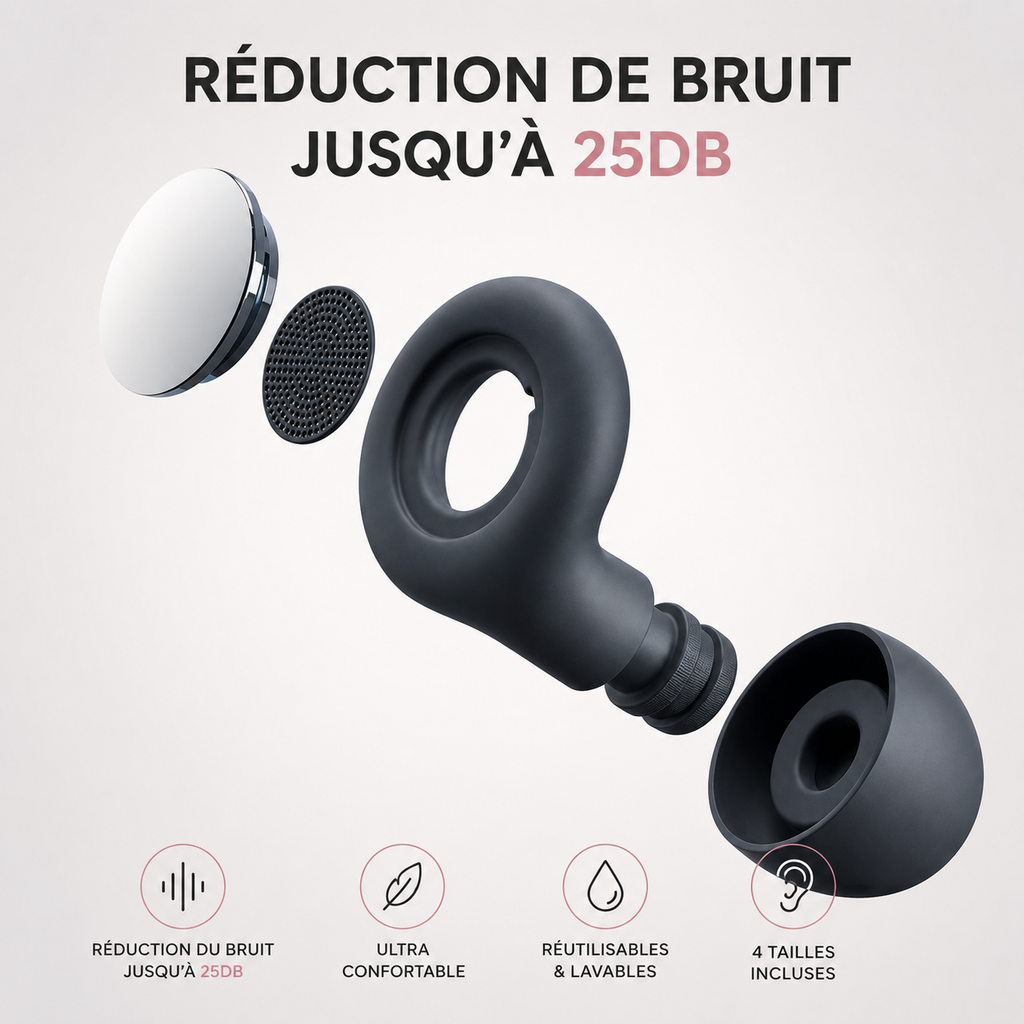 QuietPlug™ – Solo – 1 paire